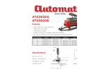 Automatic - Model ATG3620A & ATG3620B - Auger Discharge for Large Capacity PTO Trailer Mills - Datasheet