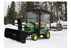 Berco - Model 700423-2 - 40Inch` Winter Cab for Lawn and Garden Tractor