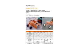 Model TA14B - 4` York Rake Brochure
