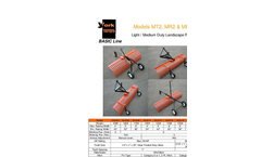 Model MR24 - 4` Landscape Rake Brochure