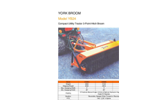 Model YB244 - 4` Walk Behind Broom Brochure
