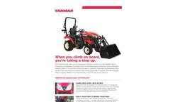 Yanmar - Model SA 221 - Open Platform Tractor with Rops Brochure