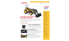 Yanmar - Model Lx410 - Open Platform Tractor with Rops Brochure