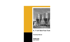 RAD - Model BFT - 60 & 67 Degrees - Grain Hopper Tanks Brochure