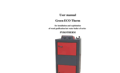 GreenEcoTherm - Wood Gasification Boiler - Installation and Operation