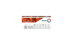 GreenEcoTherm - PS 9 Pony - Wood Pellets Stove - Technical Data