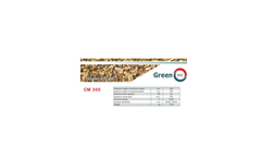 GreenEcoTherm - CM 300 - Drum Wood Chipper - Technical Data