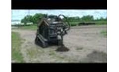 Mini SkidSteer Quick Attach Auger Bobcat Toro ASV Attachment Video