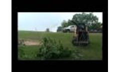 Quick Attach Big Wood Chipper Skid Steer Attachment Video