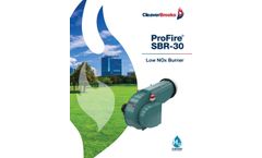 ProFire - Model SBR-30 - Commercial Boiler Burners - Brochure