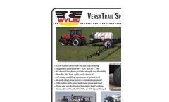 Wylie - Model VersaTrail - Pull-Type Sprayer Brochure