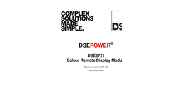 Model DSE7450 - DC Generator Control Module- Brochure