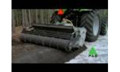 FAE Forestry Tiller and Soil Stabilizer attachment SSL Video