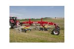 Twin Rotor Windrowers with Side Swath