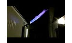 Gas is Burning Through Torch - Video