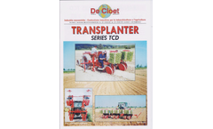 Model TCD series - 6 Row Transplanting Machine - Brochure