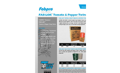 Fab-Lok - Tomato & Pepper Tying Twine Brochure