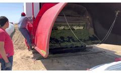 Running 2 versa baggers. California wheat season - Video