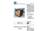Enko - Model MSU 2.0 - Manual Start Unit - Brochure