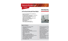 Enginuity Portable Grid - CQ-800 - Sound Attenuated Power Module Brochure