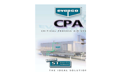 Evapco - Model CPA - Critical Process Air Systems - Brochure