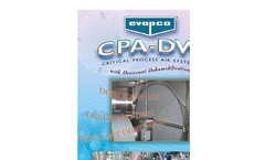 Evapco - Model CPA-DW - Critical Process Air System with Desiccant Dehumidifiers - Brochure