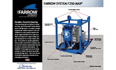 Farrow - Model F250MAX - Patented Coating Removal Systems - Brochure