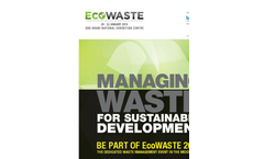 Managing Waste for Sustainable Development Brochure