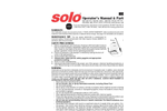 Solo - Model 425 - 4 Gallon Piston Backpack Sprayers Brochure