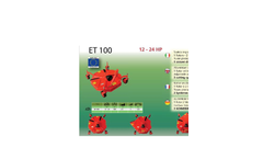 Model ET 100 - Finishing Mower Brochure