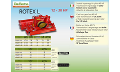 Rotex - Model L- HP 12 - 25 - Professional Rotary Harrow Brochure
