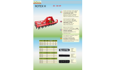 Rotex - Model H - HP 40 - 80 - Rotary Harrow Brochure