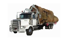 Self Loading - Self Unloading Round Bale Truck Mounted Bale Deck