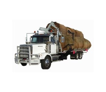 Self Loading - Self Unloading Round Bale Truck Mounted Bale Deck