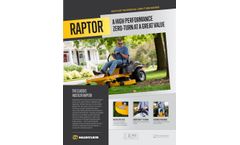 Raptor Limited - Zero-Turn Mowers - Datasheet