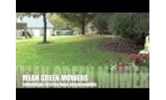 Mean Green Commercial Electric Mowers 2015 Video