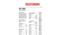 DF-1302 - Concrete Sealer Datasheet
