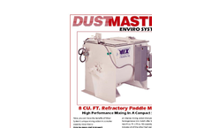 Refractory 8 Cubic Ft Paddle Mixer -Brochure