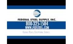 A106 Carbon Seamless Steel Pipe Distributor - Federal Steel Supply, Inc. Video