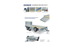 Sure-Trac - Galvanized High Side Utility Trailer Brochure