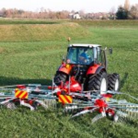 Tractor-Mounted Double Rotary Swather-1