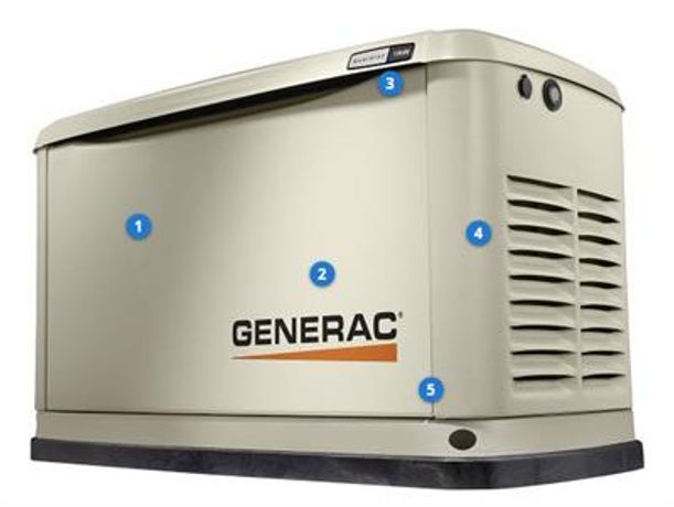 Generac - Model 7031, Guardian Series 11kW - Home Backup Generator