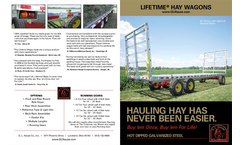 Lifetime - Hay Wagons Brochure