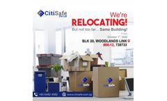 CitiSafe Pte Ltd Relocation Notice