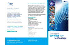VTT Technical Research Centre of Finland General Brochure