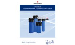 Excalibur - Model SMF PP - Melt Blown Polypropylene Cartridges - Brochure