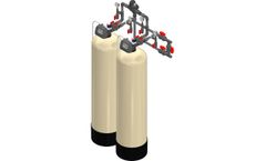 Excalibur - Model EWS FD1-CS Series - Duplex Alternating Commercial Chemical Removal Filters (Inlet/Outlet: 1.0