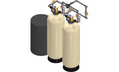 Excalibur - Model EWS SD15 Series - Duplex Alternating Commercial Water Softeners (Inlet/Outlet: 1.5