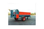 BICCHI - Model BV & BSV - Monoaxle Manure Spreaders with Vertical Beaters