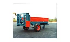 BICCHI - Model BV & BSV - Monoaxle Manure Spreaders with Vertical Beaters